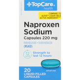 Topcare Naproxen Sodium, 220 Mg, Liquid-filled Capsules