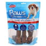 Paws Premium Beef Flavor Beefhide Chews For Dogs