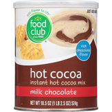 Food Club Hot Cocoa Mix, Instant, Milk Chocolate