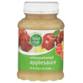 Food Club Unsweetened Applesauce