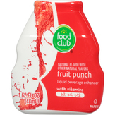 Food Club Liquid Beverage Enhancer, Fruit Punch