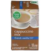Food Club French Vanilla Cappuccino Mix Single Serve Cups