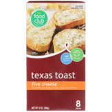 Food Club Texas Toast, Five Cheese