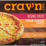 Crav'n Flavor Pizza, Rising Crust, Four Cheese