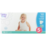 Tippy Toes Giant Pack Diapers, 5 27+ Lb