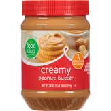 Food Club Creamy Peanut Butter