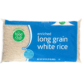 Food Club White Rice, Long Grain, Enriched