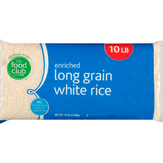 Food Club White Rice, Enriched, Long Grain