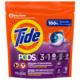Tide Tide Pods He Turbo Laundry Detergent Pacs, Spring Meadow Scent, 16 Count Detergent, Spring Meadow, Pods, 3 In 1