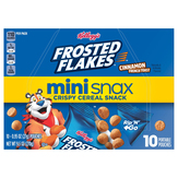 Frosted Flakes New Cereal Snack, Cinnamon French Toast, Crispy, Mini Snax