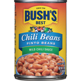 Bush's Best Pinto Beans, Mild Chili Sauce, Chili Beans