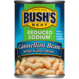 Bush's Best Cannellini Beans, Reduced Sodium, White Kidney Beans
