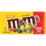 M&m's Peanut, Milk Chocolate Chocolate Candies, Peanut, Share Size