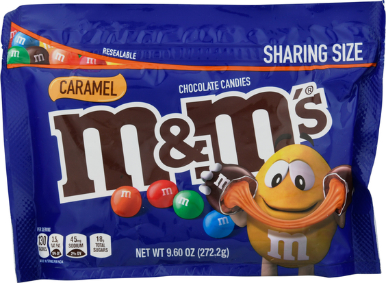 M&M's Chocolate Candies, Peanut Butter, Sharing Size - 9.60 oz