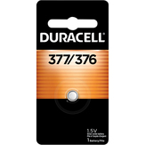 Duracell Battery, Silver Oxide, 376/377, 1.5v
