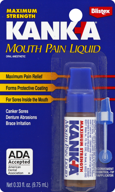  Kank-A Soft Brush Tooth & Gum Pain Gel - 0.07 oz, Pack of 2 :  Health & Household
