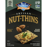 Nut-thins Rice Cracker, Flax Seeds