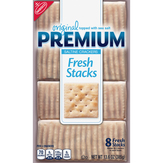 Premium Saltine Crackers, Original, Fresh Stacks