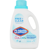 Clorox 2 Laundry Additive, Stain Remover, For Colors, Free & Clear, 3 In 1