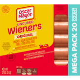 Oscar Mayer Mega Pack Uncured Classic Wieners, Classic, Mega Pack