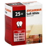 Sylvania Light Bulbs, Indoor, Soft White, 25 Watts