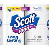 Scott Bathroom Tissue, Unscented, One-ply