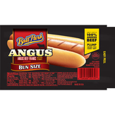 Ball Park Bun Size Ball Park Bun Length Hot Dogs, Angus Beef, 8 Count