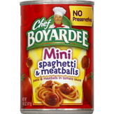 Chef Boyardee Spaghetti & Meatballs, Mini