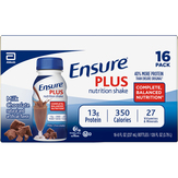 Ensure Nutrition Shake, Milk Chocolate, 16 Pack