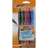 Bic Ball Pens, Xtra Comfort Plus, Assorted Ink, Medium