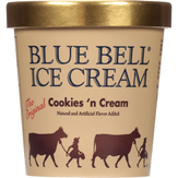 Blue Bell Gold Rim Ice Cream Pints, Assorted Flavors