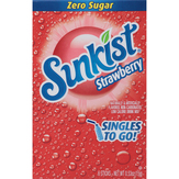 Sunkist Drink Mix, Zero Sugar, Strawberry