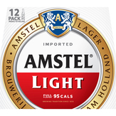 Amstel Light Beer, Lager, 12 Pack