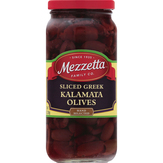 Mezzetta Olives, Kalamata, Greek, Sliced