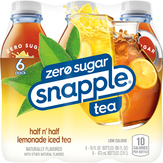 Snapple Diet Half & Half Lemonade Iced Tea, Zero Sugar, Half N' Half, 6 Pack