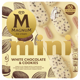 Magnum New Ice Cream Bars, White Chocolate & Cookies, Mini