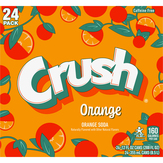 Crush Soda, Orange, 24 Pack