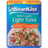 Starkist Tuna, Light, Wild Caught, In Sunflower Oil