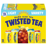 Twisted Tea New Hard Iced Tea, Light Variety