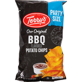 Terry's Potato Chips, Bbq Flavored, Party Size