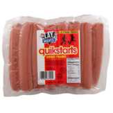 Lay Meats Quikstarts, Hickory Smoked Jumbo Franks