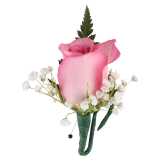   Boutonniere, Pink Rose
