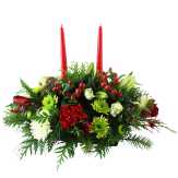   Christmas Elegance, Holiday Floral Centerpiece