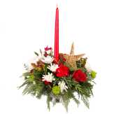   Happy Holidays, Holiday Floral Centerpiece