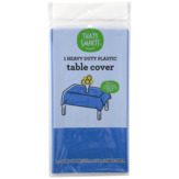 That's Smart! Heavy Duty Plastic Table Cover, Blue