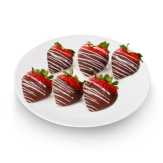 Food City Bakery Fresh Small Strawberries, Hand-dipped, Milk Chocolate Covered, 6 Ct