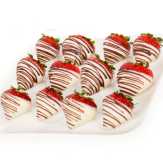 Food City Bakery Fresh Strawberries, Hand-dipped, White Chocolate Covered, 12 Ct