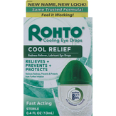 Rohto Cooling Eye Drops, Fast Acting, Sterile
