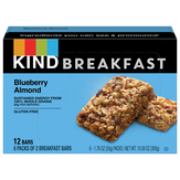 Kind Bars, Breakfast, Blueberry Almond