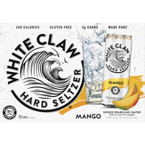 White Claw Hard Seltzer Hard Seltzer, Mango, 12 Pack